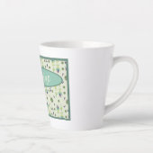 ヴィンテージインスパイアクリームフローララテマグカップ カフェラテマグ (右)