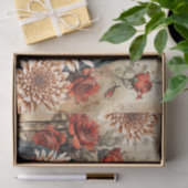 ヴィンテージインスパイアゴシック赤薔薇 薄葉紙 (ギフト)