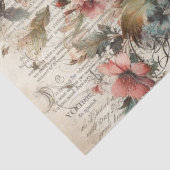 ヴィンテージインスパイアデカップフローラティッシュペーパー 薄葉紙 (詳細)