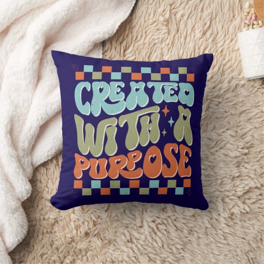 ヴィンテージインスパイアデザインの日常使クール用 クッション (ブランケット)