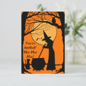 ヴィンテージインスパイアハローウィンパーティ招待状 招待状 (スタンド正面)