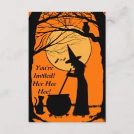 ヴィンテージインスパイアハローウィンパーティ招待状 招待状
