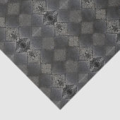 ヴィンテージインスパイアハーレキン銀色 薄葉紙 (詳細)