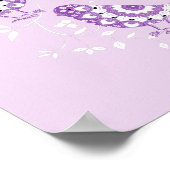 ヴィンテージインスパイアバリズオンザブランチかわいらし写真 ポスター (角)