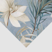 ヴィンテージインスパイアパステルウィンターブルーフローラ 薄葉紙 (詳細)