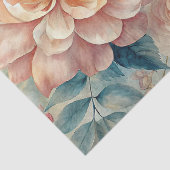 ヴィンテージインスパイアパステルピーチウォーターカラーデクページ 薄葉紙 (詳細)