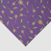 ヴィンテージインスパイアパープルフローラティッシュペーパー 薄葉紙 (詳細)