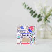 ヴィンテージインスパイアフォークアートボーリングピンとバッグ エンクロージャーカード (スタンド正面)