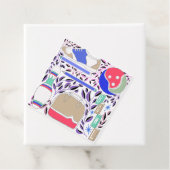 ヴィンテージインスパイアフォークアートボーリングピンとバッグ フェイバータグ (インサイチュ)