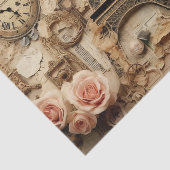 ヴィンテージインスパイアフローラエッフェルタワーティッシュペーパー 薄葉紙 (詳細)