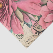 ヴィンテージインスパイアフローラ切り離しティッシュペーパー 薄葉紙 (詳細)