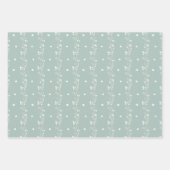 ヴィンテージインスパイアフローラ包装紙 ラッピングペーパーシート (正面3)