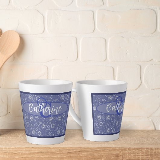 ヴィンテージインスパイアブエレガントルフローララテMAG カフェラテマグ