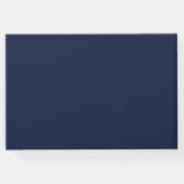 ヴィンテージインスパイアブルーとホワイトシーホース ゲストブック (裏面)