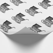 ヴィンテージインスパイアベビー搬送包装紙 ラッピングペーパー (角)