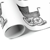 ヴィンテージインスパイアベビー搬送包装紙 ラッピングペーパー (ロールコーナー)