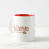 ヴィンテージインスパイアマグ – コージーホリデー ツートーンマグカップ (正面左)