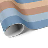 ヴィンテージインスパイアレトロストライプの包装紙 ラッピングペーパー (ロールコーナー)