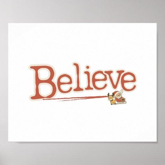 ヴィンテージインスパイア信じホリーポスター ポスター (正面)