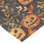 ヴィンテージインスパイア可愛いハロウィーンパンプキ素朴- ショートテーブルランナー (コーナー)