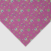 ヴィンテージインスパイア深いピンクフローラティッシュペーパー 薄葉紙 (詳細)