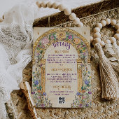 ヴィンテージインスパイア結婚アールヌーボー詳細 エンクロージャーカード