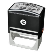 ヴィンテージインスパイア装飾フローラ差出人住所 セルフインキングスタンプ (商品)