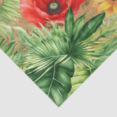 ヴィンテージインスパイア象と赤いケシのデコペ 薄葉紙 (詳細)