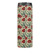 ヴィンテージインスパイア赤ケシ柄 タンブラー (裏面)