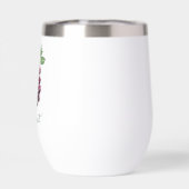 ヴィンテージインスパイア赤ワイン葡萄の手描き (背面)