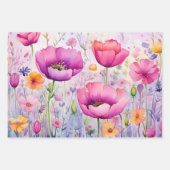 ヴィンテージインスパイア野の花 ラッピングペーパーシート (正面3)