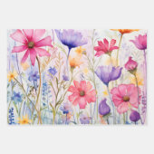 ヴィンテージインスパイア野の花 ラッピングペーパーシート (正面2)