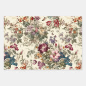 ヴィンテージインスパイア野の花 ラッピングペーパーシート (正面2)