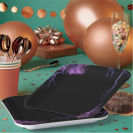 ヴィンテージインスパイア9"平方紙プレート ペーパープレート