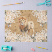 ヴィンテージインスパイア&ホワイトローゼズデクページ 薄葉紙 (クラフト)