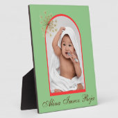 ヴィンテージインスパイア – 卓上プラーク8x10イーゼル フォトプラーク (側面)