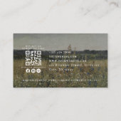 ヴィンテージインスパイア、qrコードイベント計画 名刺 (裏面)