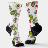 ヴィンテージインチオーナメントパターン ソックス (傾斜あり)