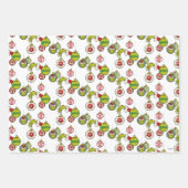 ヴィンテージインチオーナメントパターン ラッピングペーパーシート (正面2)