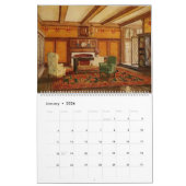 ヴィンテージインテリアデザインホーム1915 カレンダー (1月 2026)