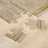 ヴィンテージインディアナの地図(1817年) ジグソーパズル (側面)