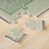 ヴィンテージインディアナの地図（1876年） ジグソーパズル (側面)