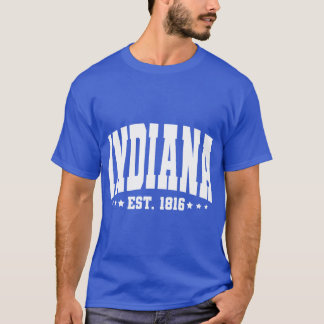 ヴィンテージインディアナシャツUSA愛国ギフトゲーム用 Tシャツ