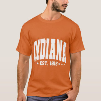 ヴィンテージインディアナシャツUSA愛国ギフトゲーム用 Tシャツ