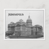 ヴィンテージインディアナステートハウス/インディアナポリス ポストカード (正面)