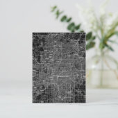 ヴィンテージインディアナポリスの地図 ポストカード (スタンド正面)