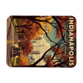 ヴィンテージインディアナポリス マグネット (横)