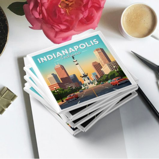 ヴィンテージインディアナポリス マグネット