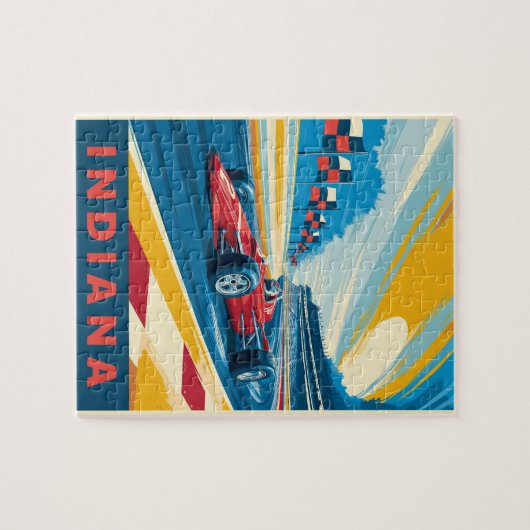 ヴィンテージインディアナレース ジグソーパズル (横)