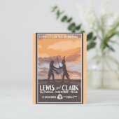 ヴィンテージインディアナ国立歴史道旅行 ポストカード (スタンド正面)